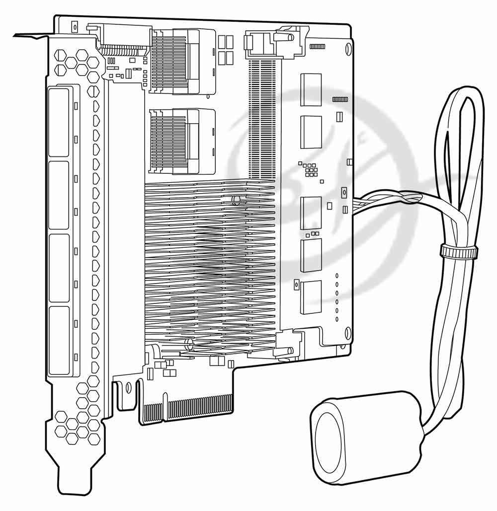 رید کنترلر HP P822 2GB FBWC